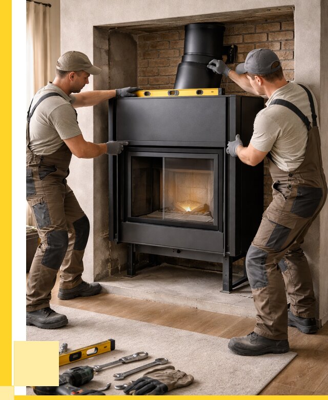 Установка каминных топок в Северске под ключ от 18711 р. | ЭриданСвк