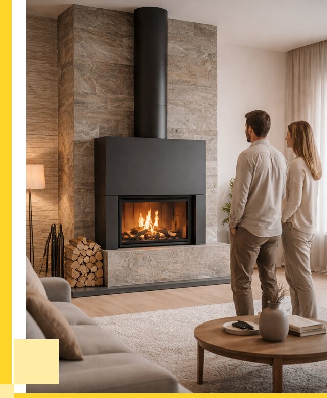 Закрытые камины под ключ в Северске от 124740 р., ЭриданСвк