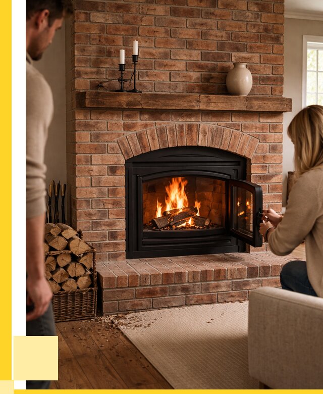 Кирпичные камины под ключ в Северске от 155925 р. | ЭриданСвк