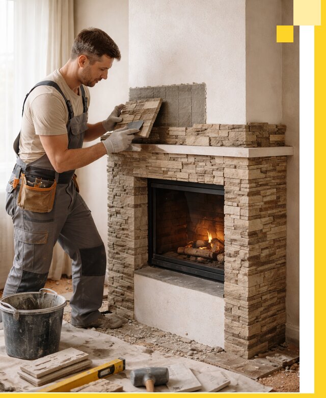 Изготовление и монтаж каминов для дома под ключ в Северске