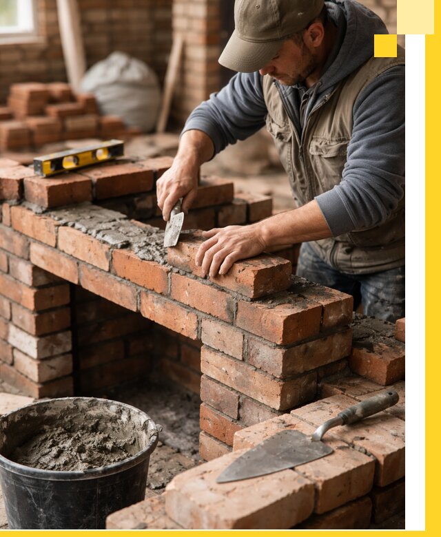 Кладка каминов под ключ в Северске профессиональная отделка и монтаж