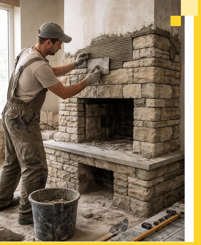 Строительство каминов под ключ в Северске от проектирования до монтажа