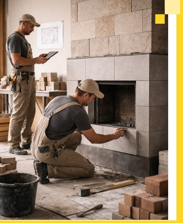 Индивидуальные проекты каминов и каминных систем в Северске