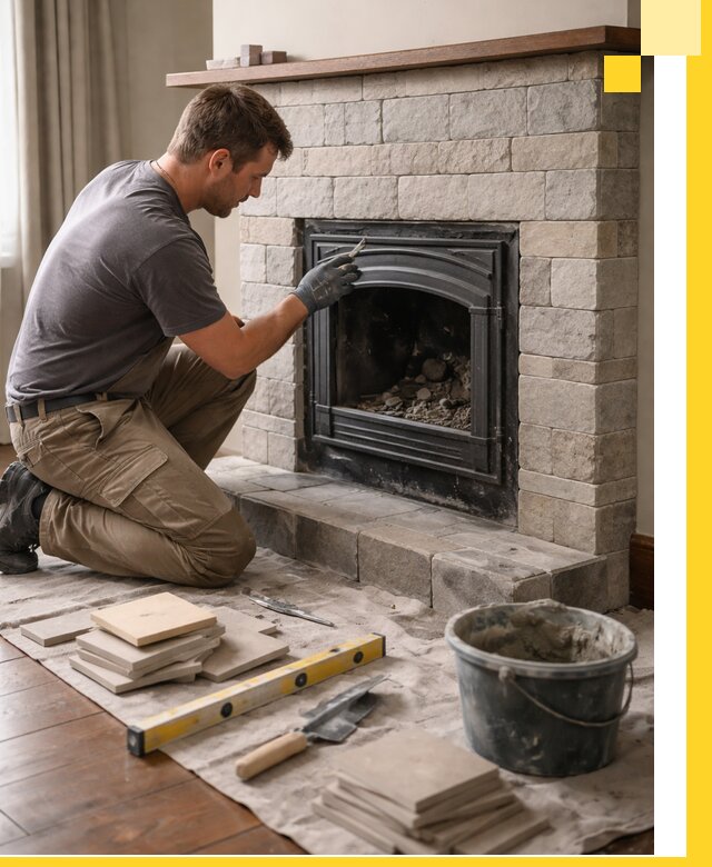 Профессиональный ремонт каминов в Северске восстановление и сервис