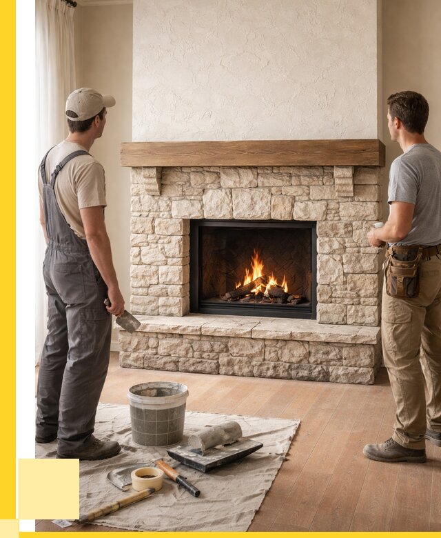 Отделка каминов в Северске от 6757 р. под ключ | ЭриданСвк