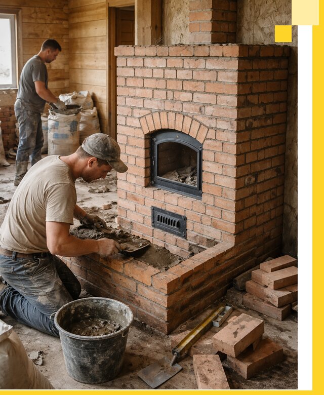 Профессиональное строительство печей в Северске под ключ