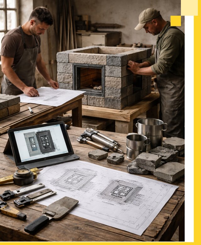 Разработка проектов печей с согласованием и монтажом в Северске