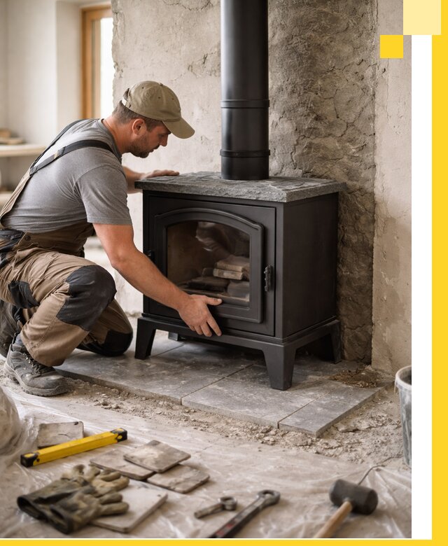 Профессиональный монтаж печей и каминов в Северске под ключ