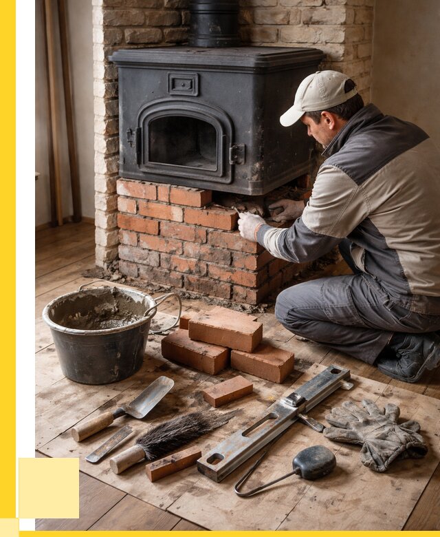 Ремонт печей в Северске от 12474 р., услуги печника ЭриданСвк