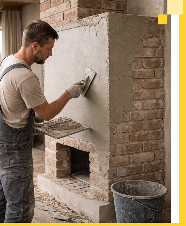 Отделка печей и облицовка каминов в Северске под ключ