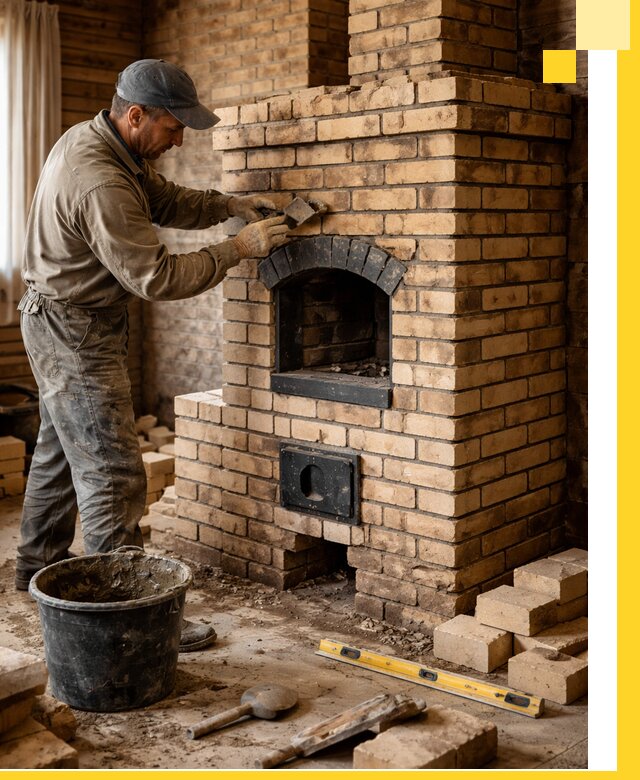 Кирпичные печи под ключ в Северске: проектирование и кладка
