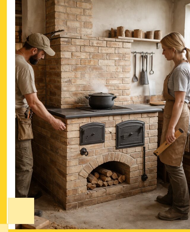 Варочно отопительные печи в Северске от 93555 р. | ЭриданСвк