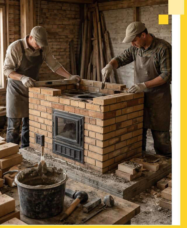 Изготовление и установка варочных печей под ключ в Северске