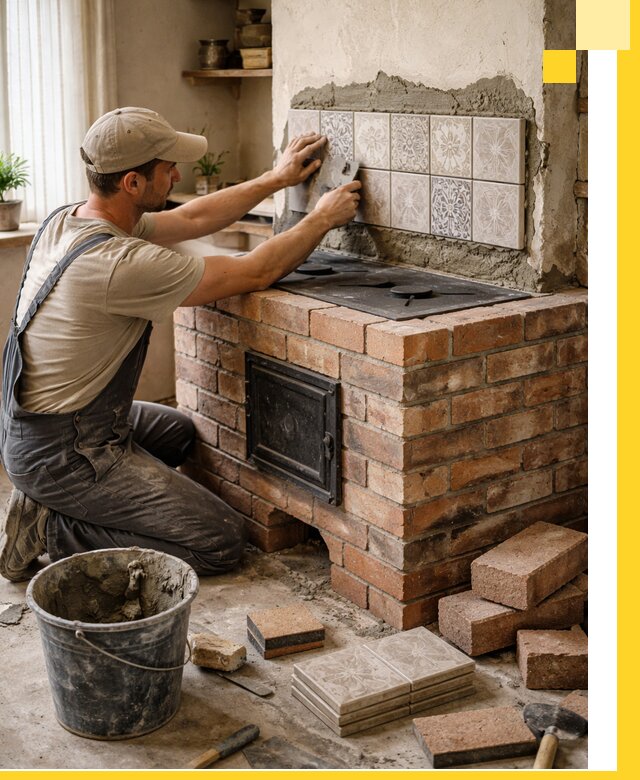 Печи с плитой на заказ монтаж гарантия и сервис в Северске