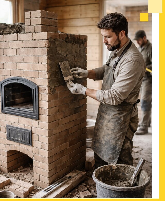 Изготовление и установка печей-шведок под ключ в Северске