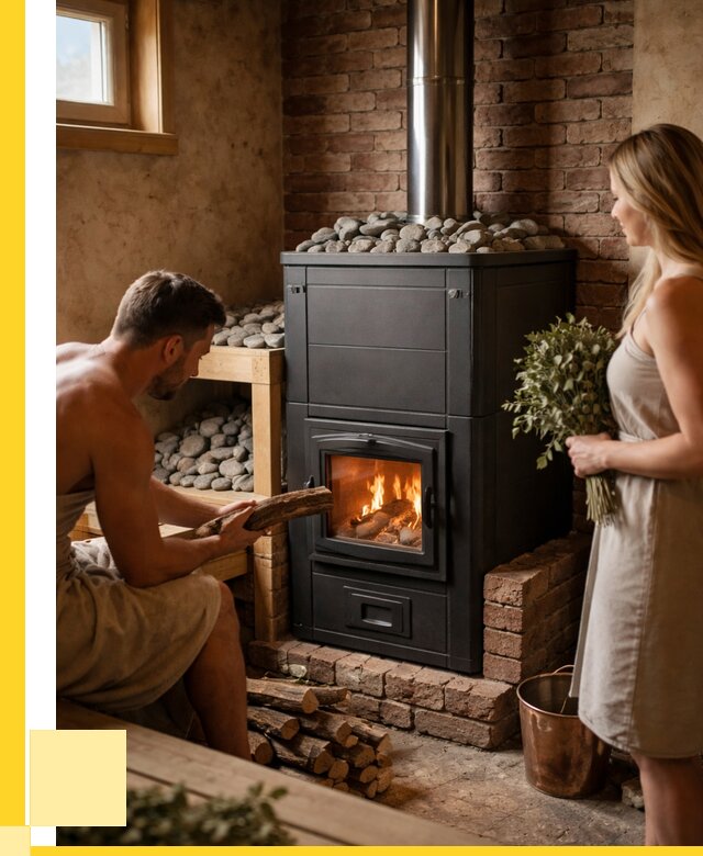 Кирпичная печь для бани на заказ в Северске от 57173 р. | ЭриданСвк