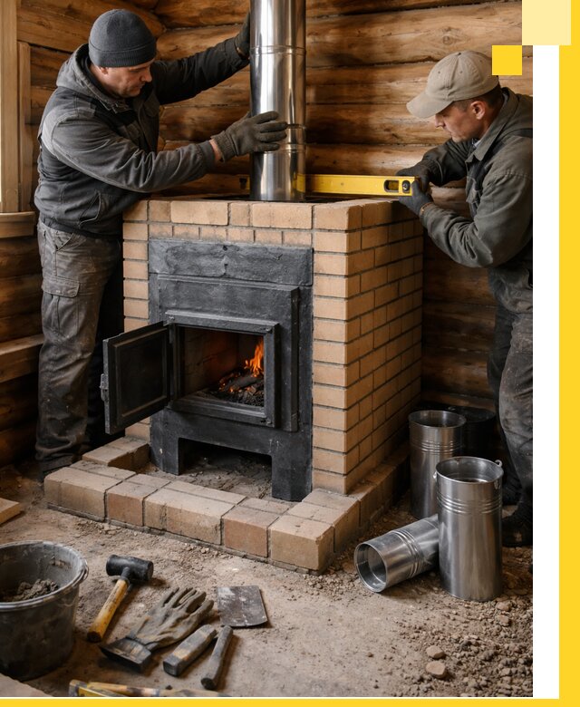 Проектирование, изготовление и установка банных печей в Северске