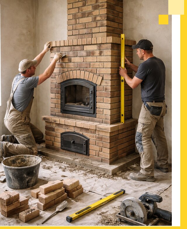 Продажа и установка печей и каминов для дома под ключ в Северске