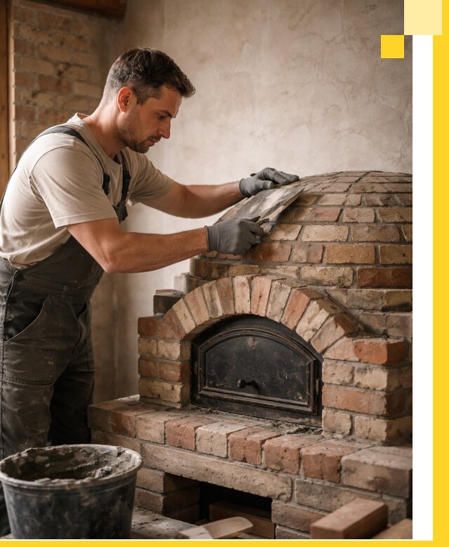 Изготовление и монтаж помпейских печей на заказ в Северске