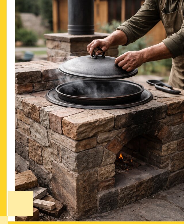 Печи для казана в Северске по цене от 18711 р. | ЭриданСвк