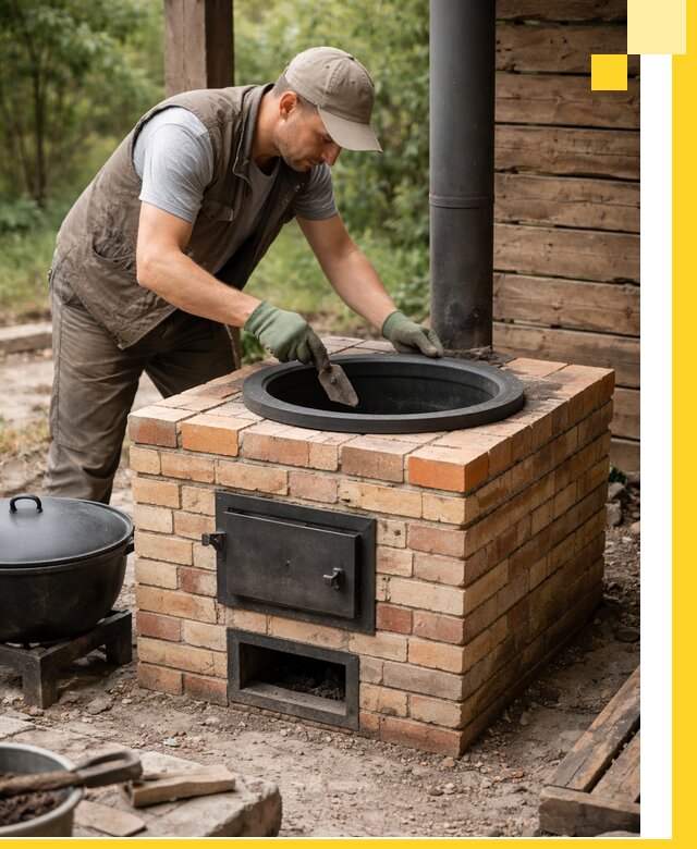 Изготовление и установка печей для казана в Северске под ключ