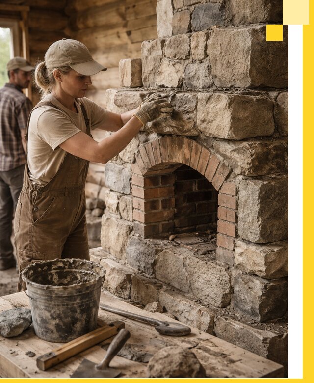 Каменные печи на заказ и монтаж в Северске, долговечные решения