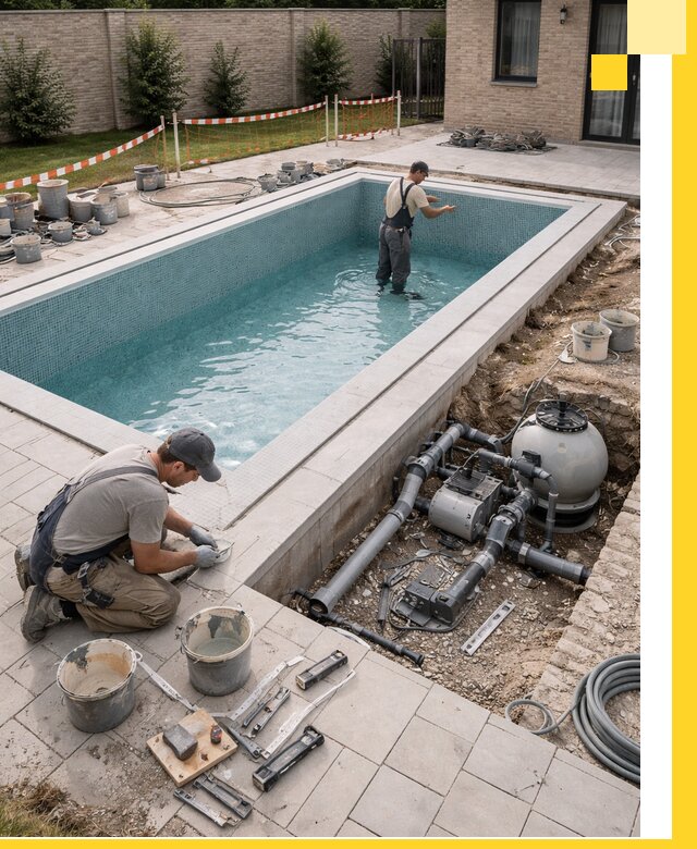 Строительство бассейнов под ключ в Северске: проекты и монтаж