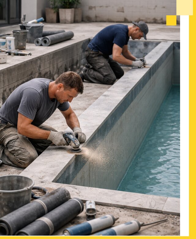 Профессиональный ремонт бассейнов под ключ в Северске