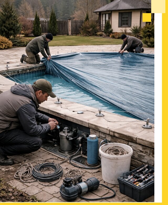 Консервация бассейнов в Северске: подготовка к длительному хранению