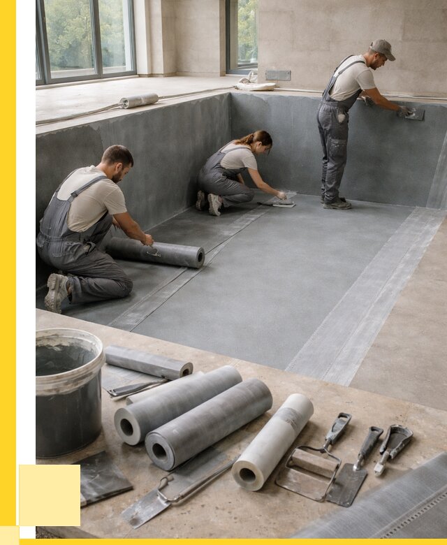 Гидроизоляция бассейнов в Северске от 2079 р., ЭриданСвк