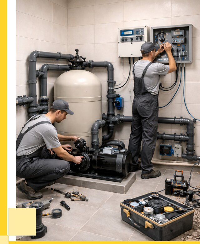 Монтаж оборудования для бассейнов в Северске от 41580 р. | ЭриданСвк