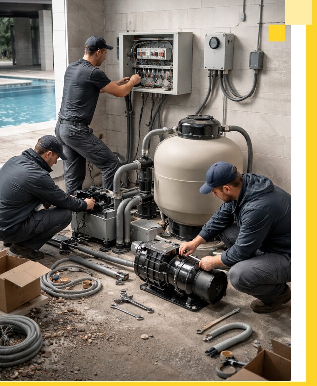 Профессиональный монтаж оборудования для бассейнов в Северске