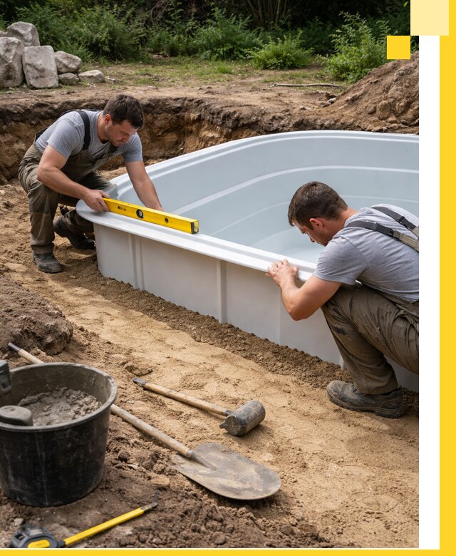 Производство и установка пластиковых бассейнов в Северске под ключ