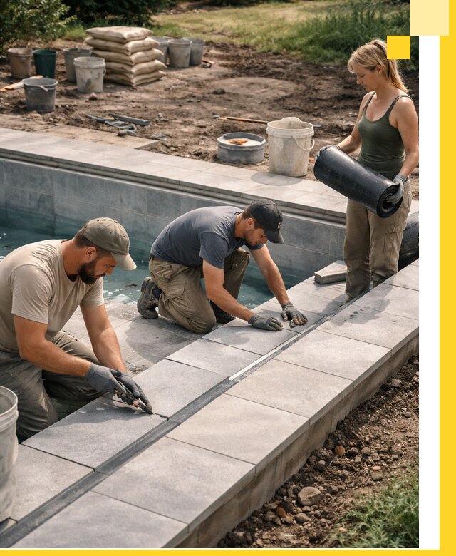 Строительство и монтаж уличных бассейнов под ключ в Северске