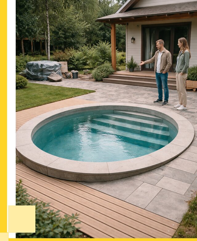 Бассейн на даче под ключ в Северске от 207900 р., ЭриданСвк