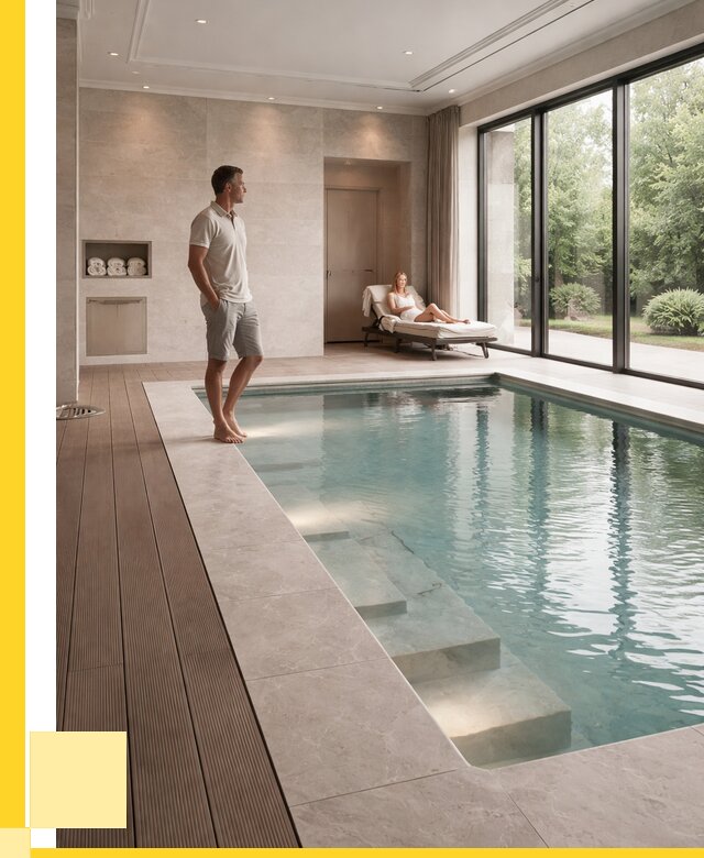 Бассейны в коттедже под ключ в Северске от 1247400 р. | ЭриданСвк