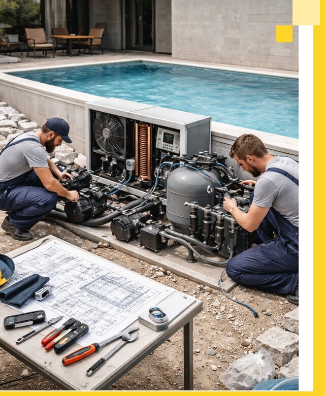 Проектирование и монтаж бассейнов с подогревом в Северске