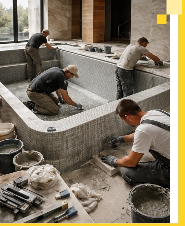 Строительство и установка СПА бассейнов под ключ в Северске