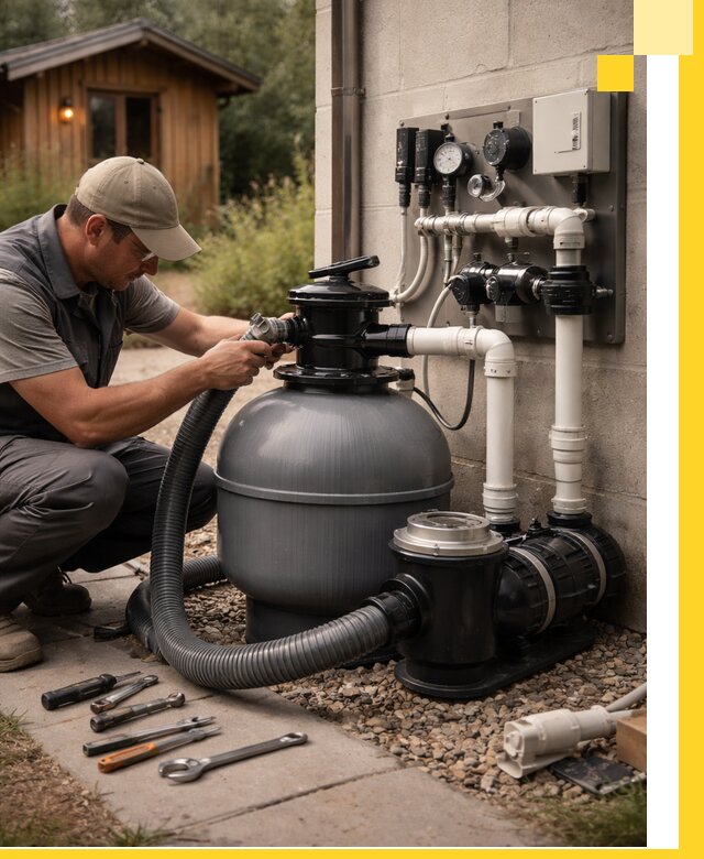 Продажа и монтаж фильтров и насосов для бассейнов в Северске