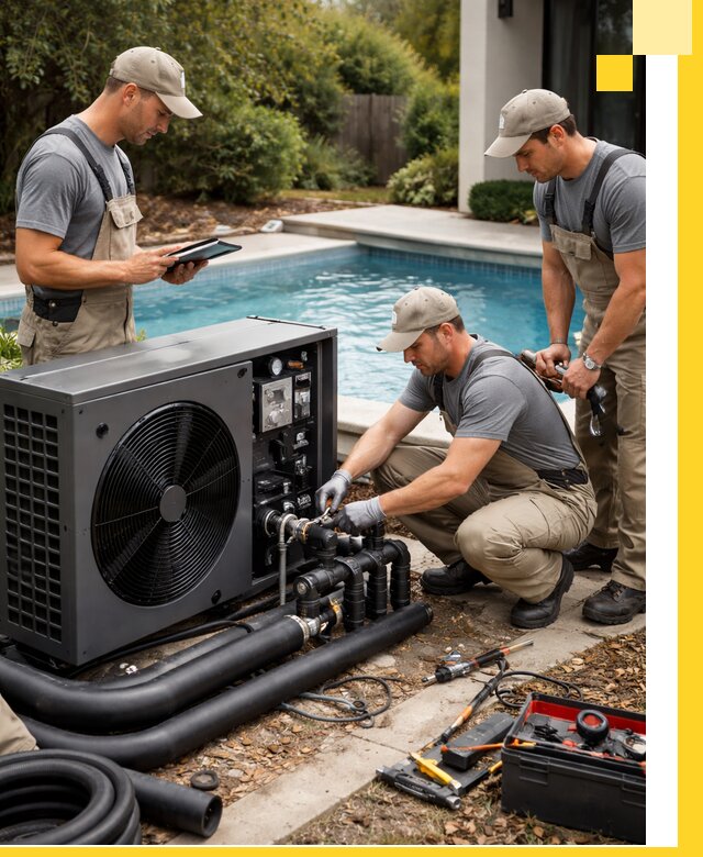 Проектирование и установка тепловых насосов для бассейнов в Северске