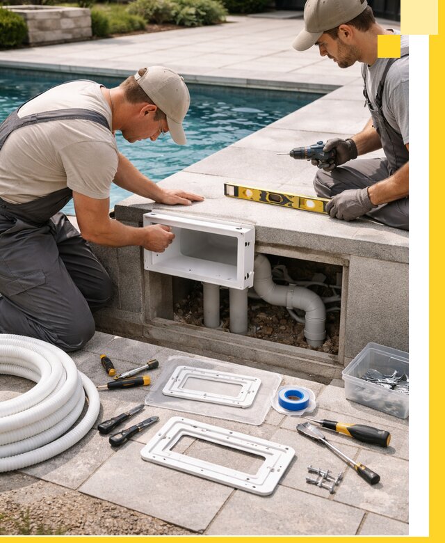 Поставка и установка скиммеров для бассейнов в Северске