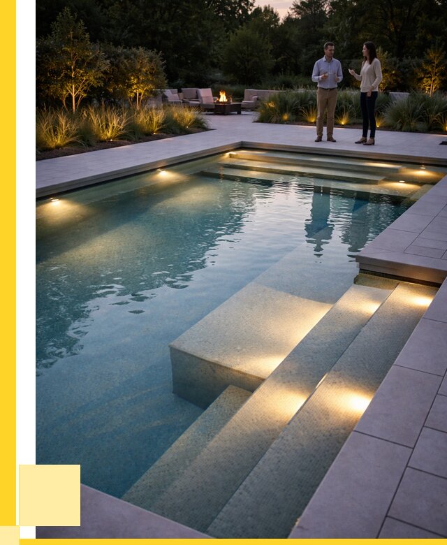 Освещение бассейнов в Северске под ключ от 25988 р. | ЭриданСвк