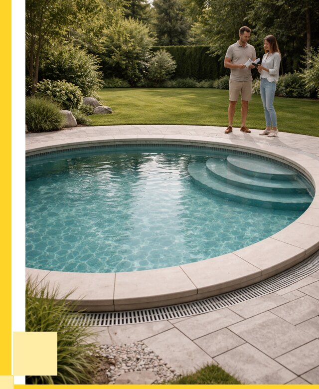 Круглые каркасные бассейны купить в Северске от 259875 р. | ЭриданСвк