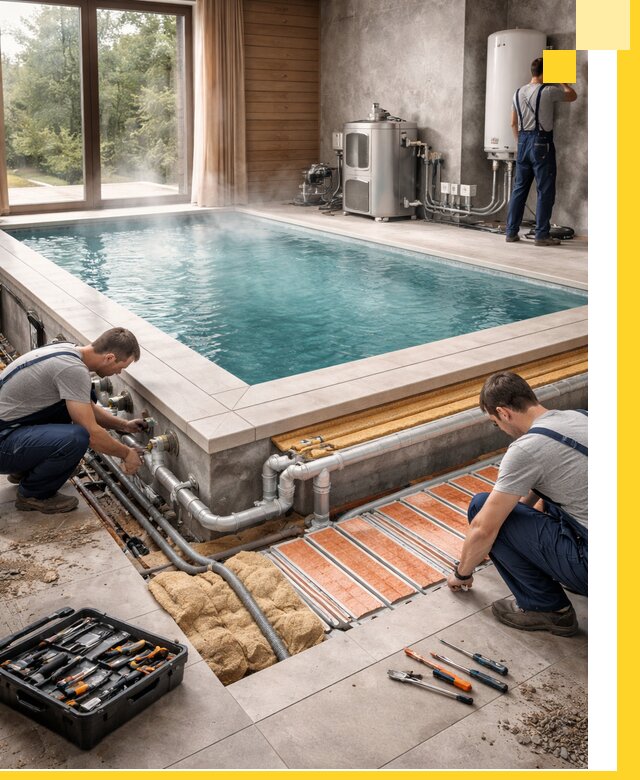 Проектирование и строительство тёплых бассейнов в Северске