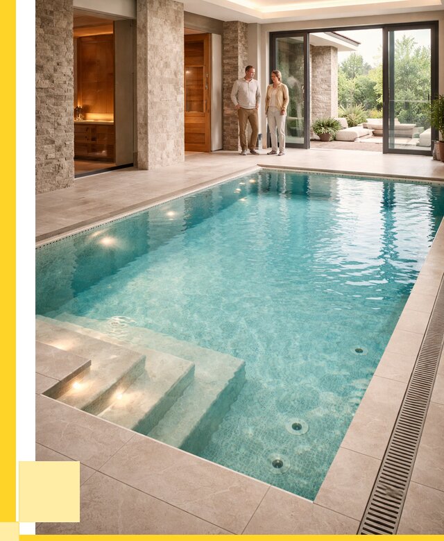 Бассейн во дворе в Северске: проект, отделка от 1247400 р. | ЭриданСвк