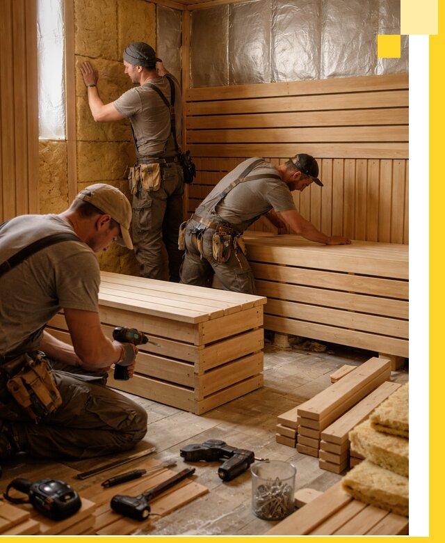 Профессиональное строительство саун под ключ в Северске