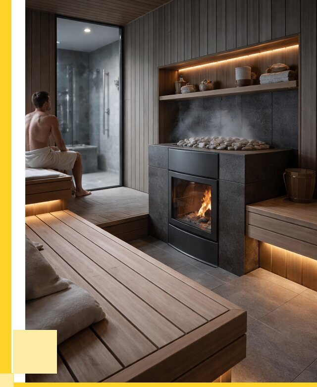 Проект сауны в частном доме в Северске от 36383 р. | ЭриданСвк