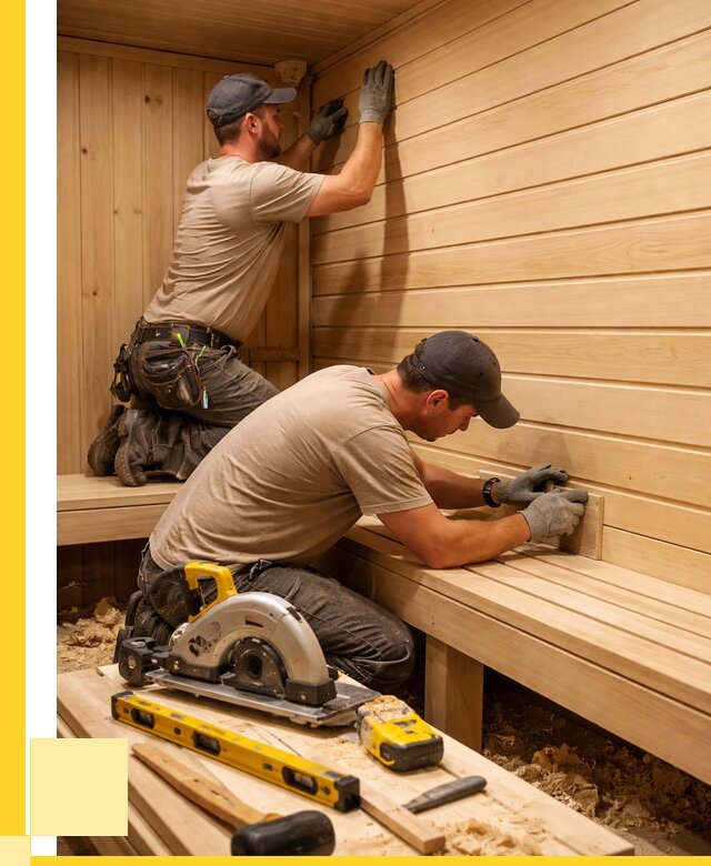 Обшивка саун вагонкой в Северске от 2599 р. | ЭриданСвк