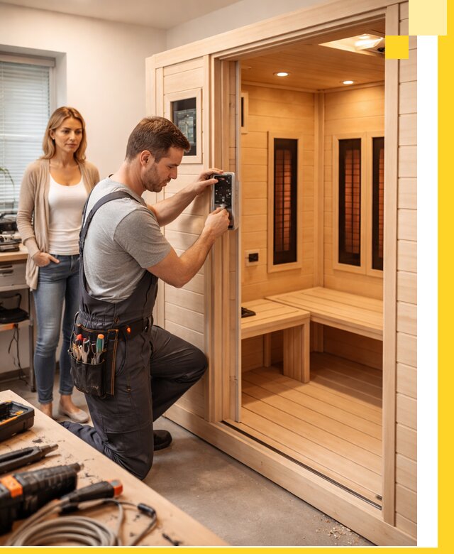 Инфракрасные сауны под ключ в Северске продажа и установка