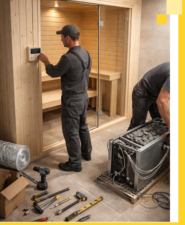 Поставка, установка и монтаж электрических саун в Северске